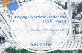 Paying Overtime Under the FLSA: Part 1