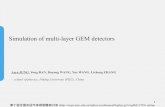 Simulation of multi-layer GEM detectors