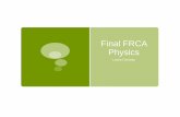 Final FRCA Physics