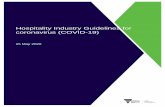 Hospitality Industry Guidelines for coronavirus (COVID-19)