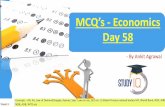 MCQs Economics - Day 58
