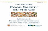 COURSE BOOK FOOD SAFETY ON THE GO - UMD