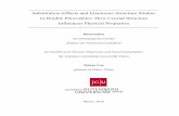 Substitution Effects and Electronic Structure Studies in ...