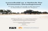 Leasehold as a Vehicle for Economic Development