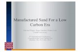 Manufactured Sand For a Low Carbon Era - Kayasand