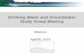 Drinking Water and Groundwater Study Group Meeting ...