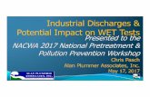 Industrial Discharges & Potential Impact on WET Tests