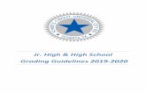 Jr. High & High School Grading Guidelines 2019-2020