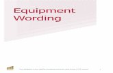 Equipment Wording - Oregon State University