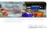 LifeStraw’s Follow the Liters Campaign