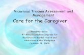 Vicarious Trauma Assessment and Management Care for the ...