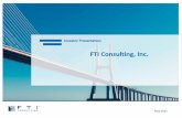 Q1 2021 Roadshow Deck - FTI Consulting, Inc.