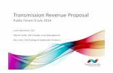 Transmission Revenue Proposal - AER