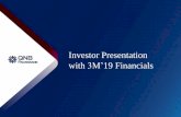 Investor Presentation with 3M’19 Financials