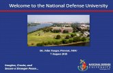 Welcome to the National Defense University