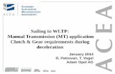 Sailing in WLTP: Manual Transmission (MT) application ...