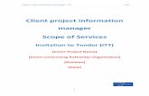 Client IM Scope of Services ITT - Scottish Futures Trust
