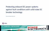 Protecting onboard DC power systems against fault ...