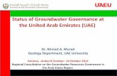 Status of Groundwater Governance at the United Arab ...