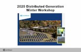 2020 Distributed Generation Winter Workshop