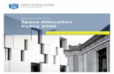 Space Allocation Group Space Allocation Policy 2020