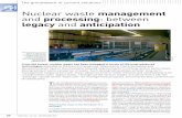 Nuclear waste management and processing: between legacyand ...