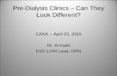 Pre-Dialysis Clinics Can They Look Different?