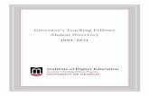Governor’s Teaching Fellows Alumni Directory 1995-2021