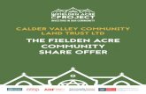 THE FIELDEN ACRE COMMUNITY SHARE OFFER