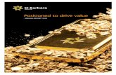Positioned to drive value - St Barbara