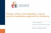Energy, welfare and inequality: a micro- macro ...