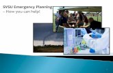 SVSU Emergency Planning