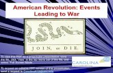 American Revolution: Events Leading to War