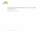 Certified OEM Platforms for EOL Products