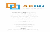 AEBG Fiscal Management Guide - Merced College