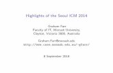 Highlights of the Seoul ICM 2014 - Monash University