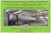 Techno Economic Feasibility Report of M/s Shivam Iron ...