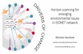 Horizon scanning for emerging environmental issues in ...