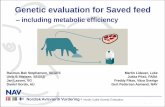 Genetic evaluation for Saved feed - nordicebv.info