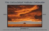 The Calculated Hebrew Calendar - Truth of God | CBCG