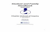 Student and Family Handbook - Charter School of Inquiry