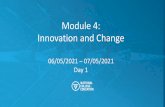 Module 4: Innovation and Change