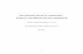 THE JAROSITE GROUP OF COMPOUNDS – STABILITY, DECOMPOSITION ...