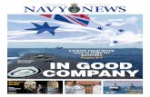 HMAS Collins leads a IN GOOD COMPANY