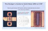 The Bodger’s Guide to Solid State QRO at VHF