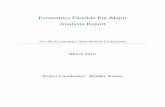 Economics Flexible Pre-Major Analysis Report