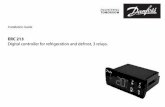 ERC 213 Digital controller for refrigeration and defrost ...