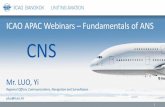 ICAO APAC Webinars Fundamentals of ANS CNS