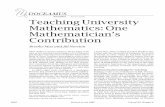 et us tea Teaching University Mathematics: One ...