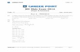 JEE Main Examination 03-04-2016 Code-E